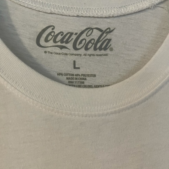 long Sleeve Classic Coca Cola Corp top size Large - Picture 3 of 4